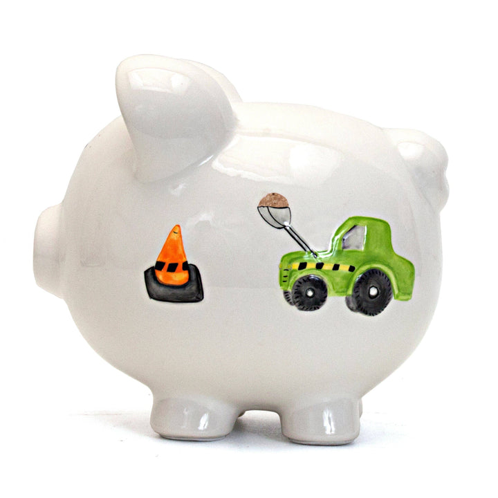 Digger Truck Large Piggy Bank