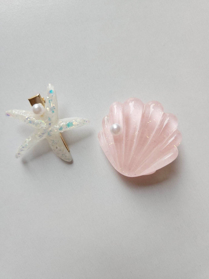 Hair Clip Set - Under the Sea - Pink: Clip