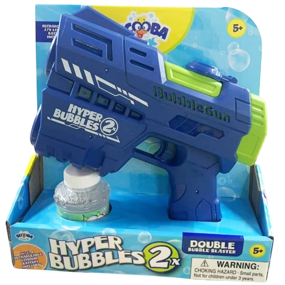 Hyper Bubbles 2X - Rechargeable Double Bubble Blaster - 5+