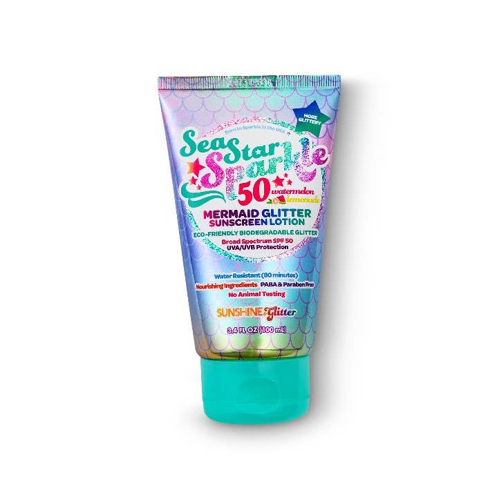 Sea Star Sparkle Mermaid SPF 50 Glitter Sunscreen