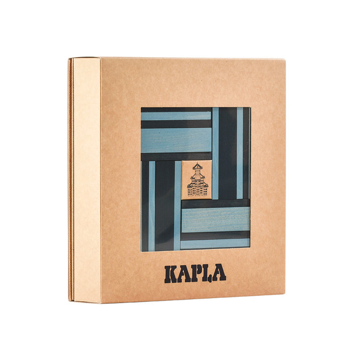 KAPLA Book and Colors-Light Blue/Dark Blue