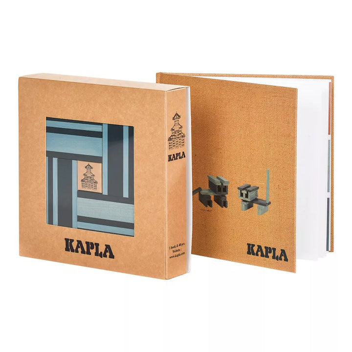 KAPLA Book and Colors-Light Blue/Dark Blue