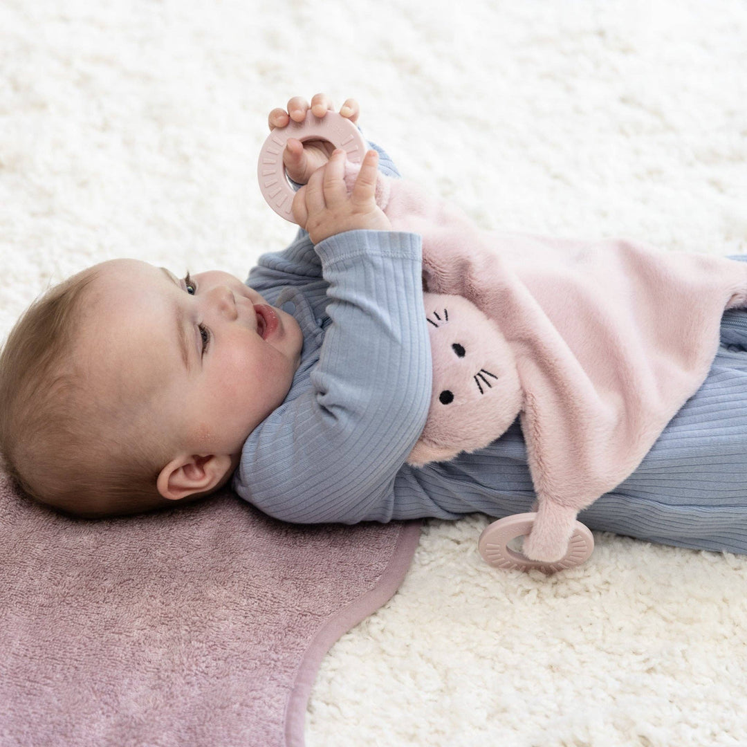 Teether Buddy Charlotte the Cat: Pink
