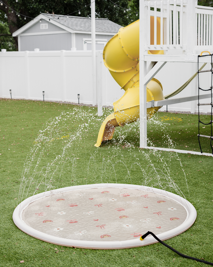 Sprinkler Splash Pad for Kids - Oversized Backyard Sprinkler: Surf Paradise