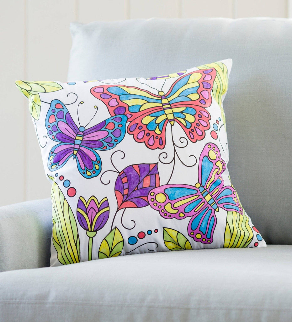 Color-Your-Own Pillow Set: Unicorn