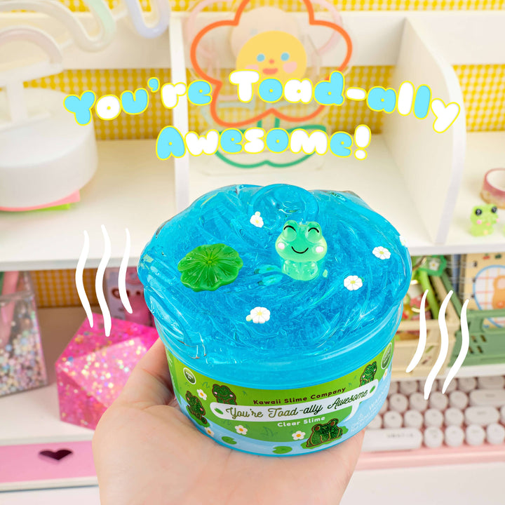 You're Toad-ally Awesome Clear Slime (4pcs/case)