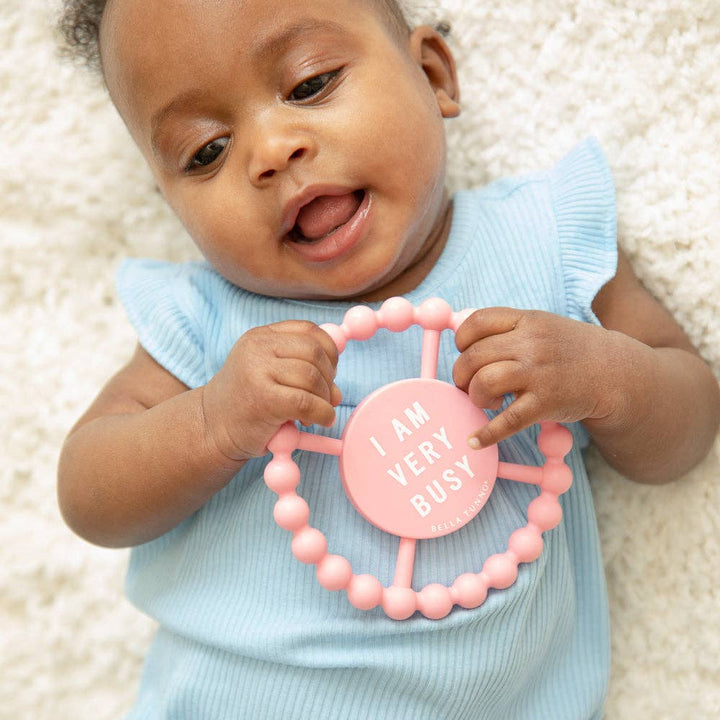 Very Busy Happy Teether: Pink