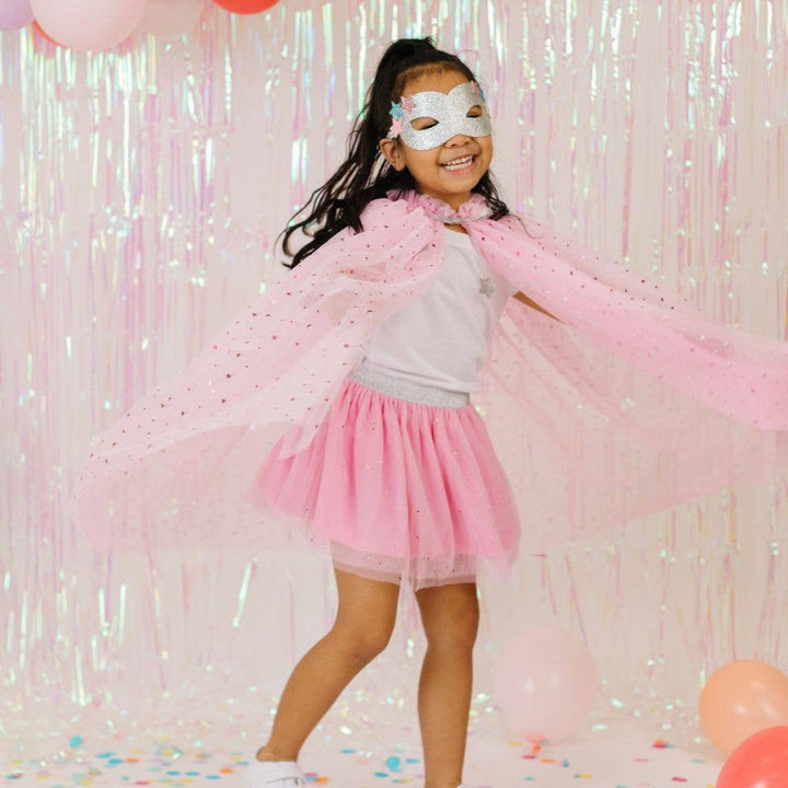 Superhero Cape Kit - Dress Up - Cape - Wand - Mask - Pretend