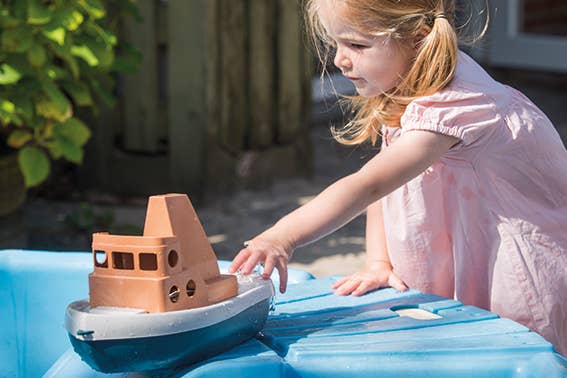 Dantoy BIO Tuff Tuff Boat Sustainable Bioplastic Playset