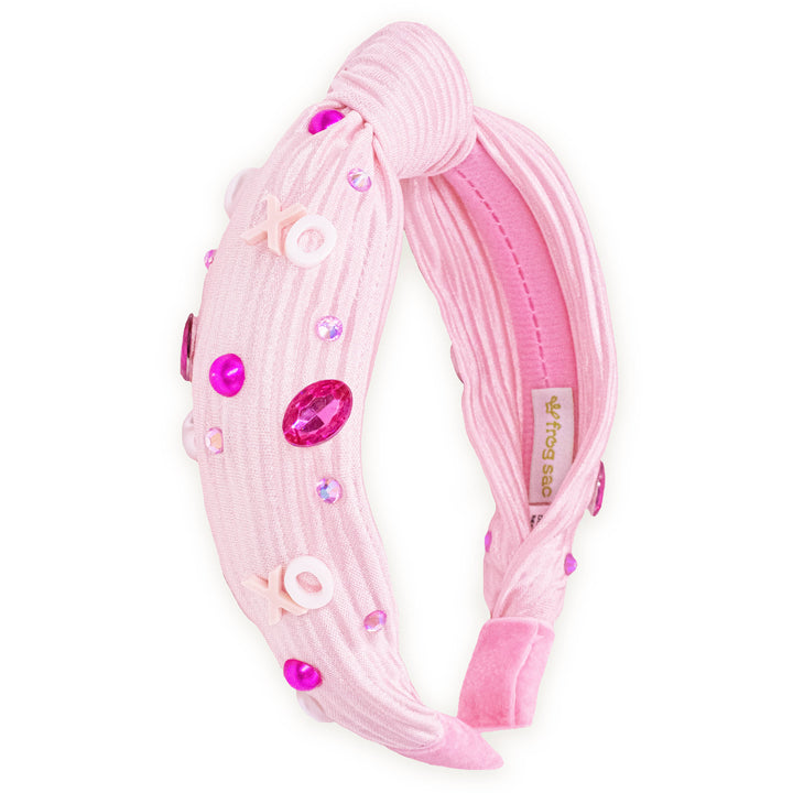 Valentine's Day Embellished Knot Headband