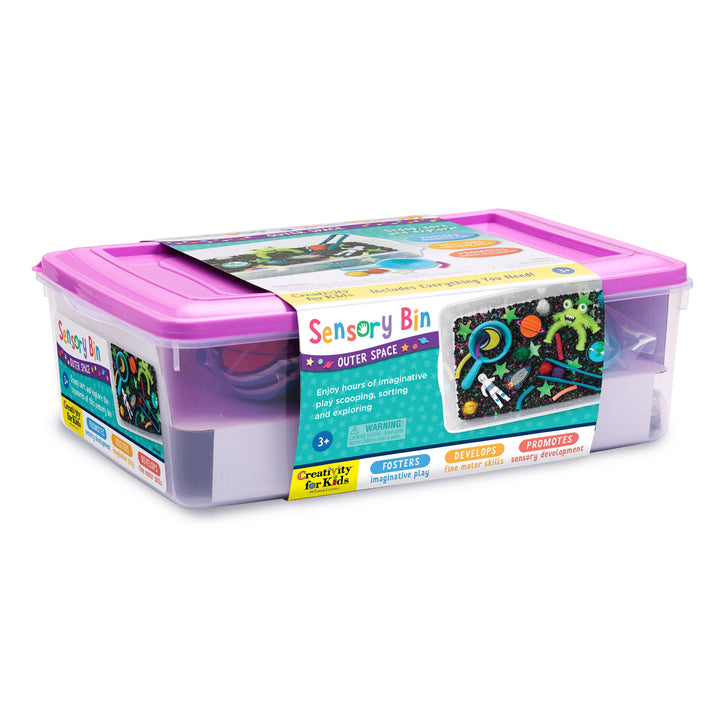 Sensory Bin Outer Space Activity Bin for Kids