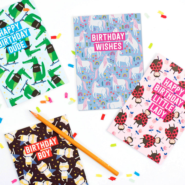 Birthday Wishes Unicorn Card | Kids Birthday Card