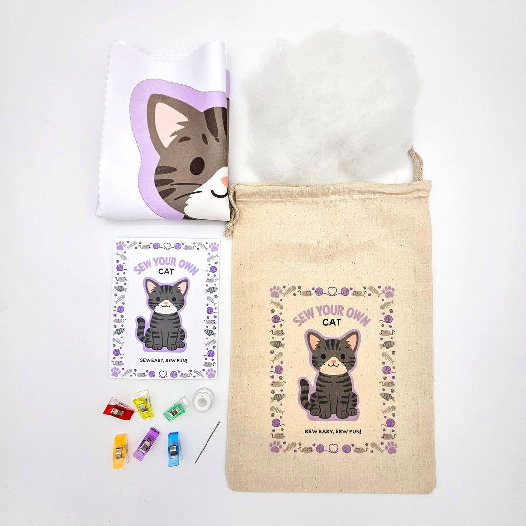 Sew Your Own Cat Kit - Tabby Cat 