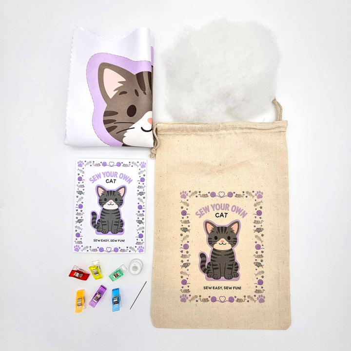 Sew Your Own Cat Kit - Tabby Cat 