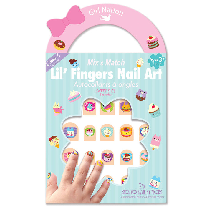 Sweet Shop Bracelet and Nail Sticker Girly Gift Pack
