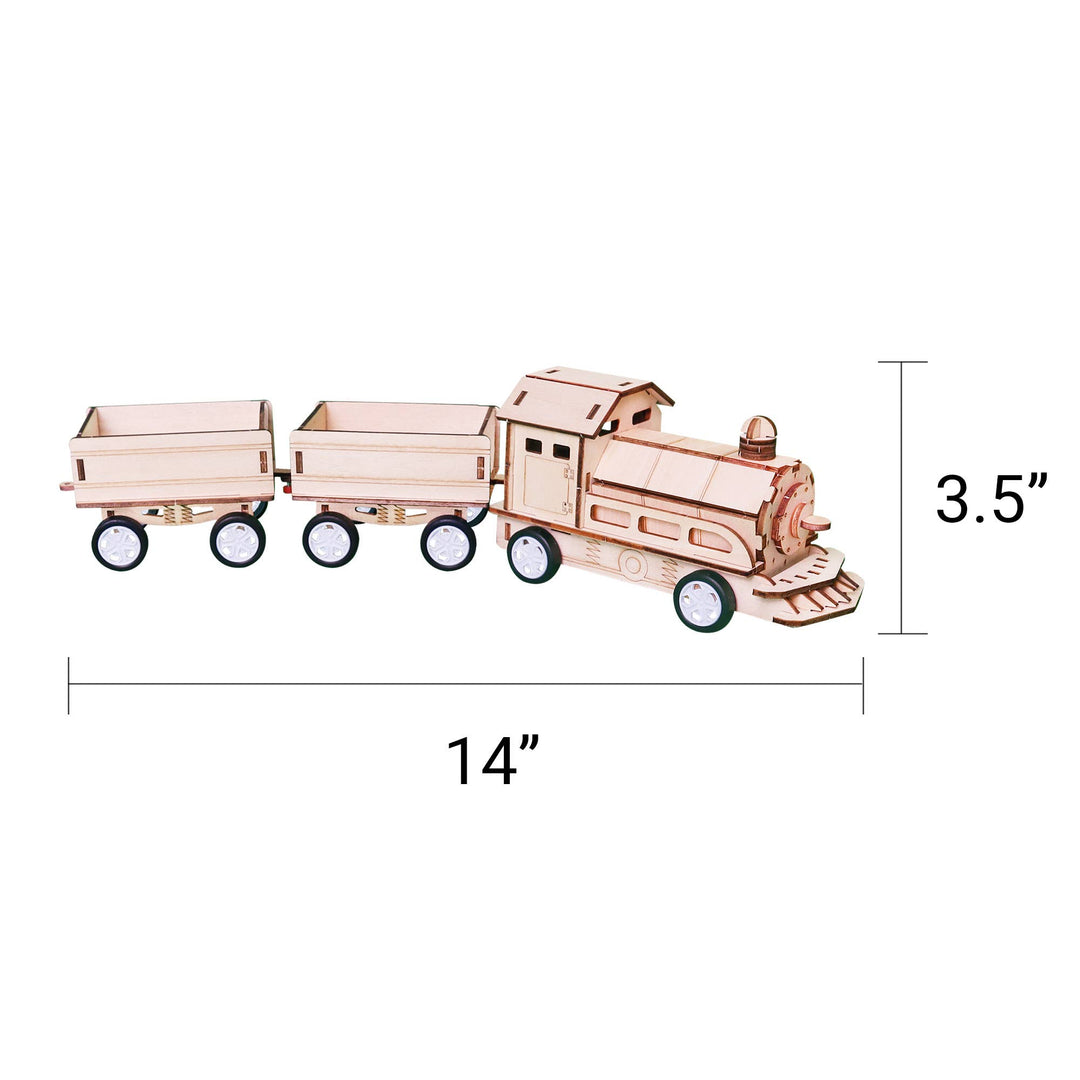 Train DIY Kit, Educational STEM Toy for Kids, Craft Kit