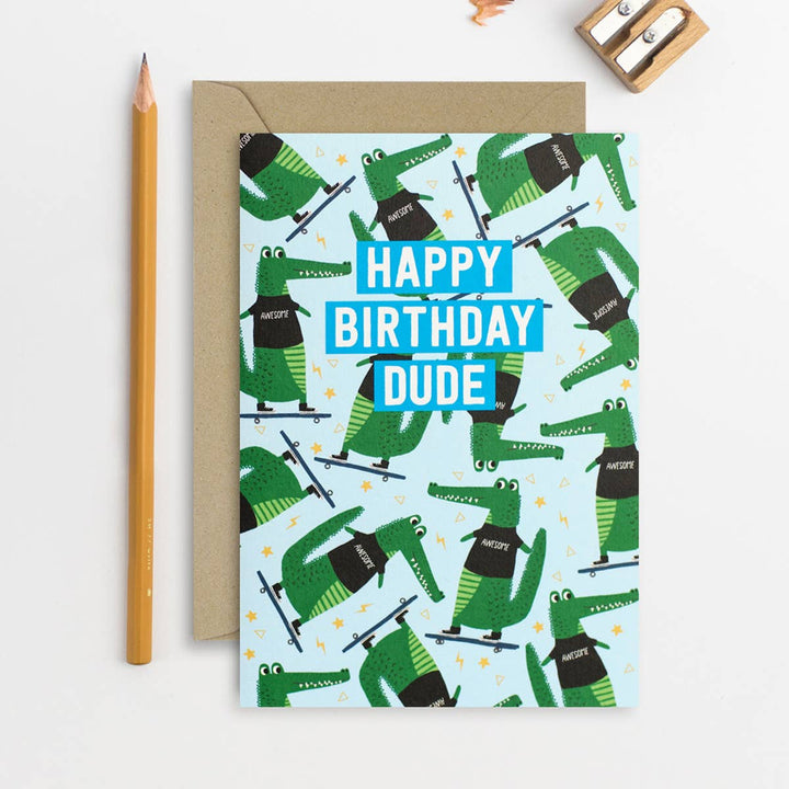 Birthday Dude Card | Children's Birthday Card | Kid's Card