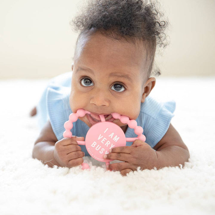 Very Busy Happy Teether: Pink
