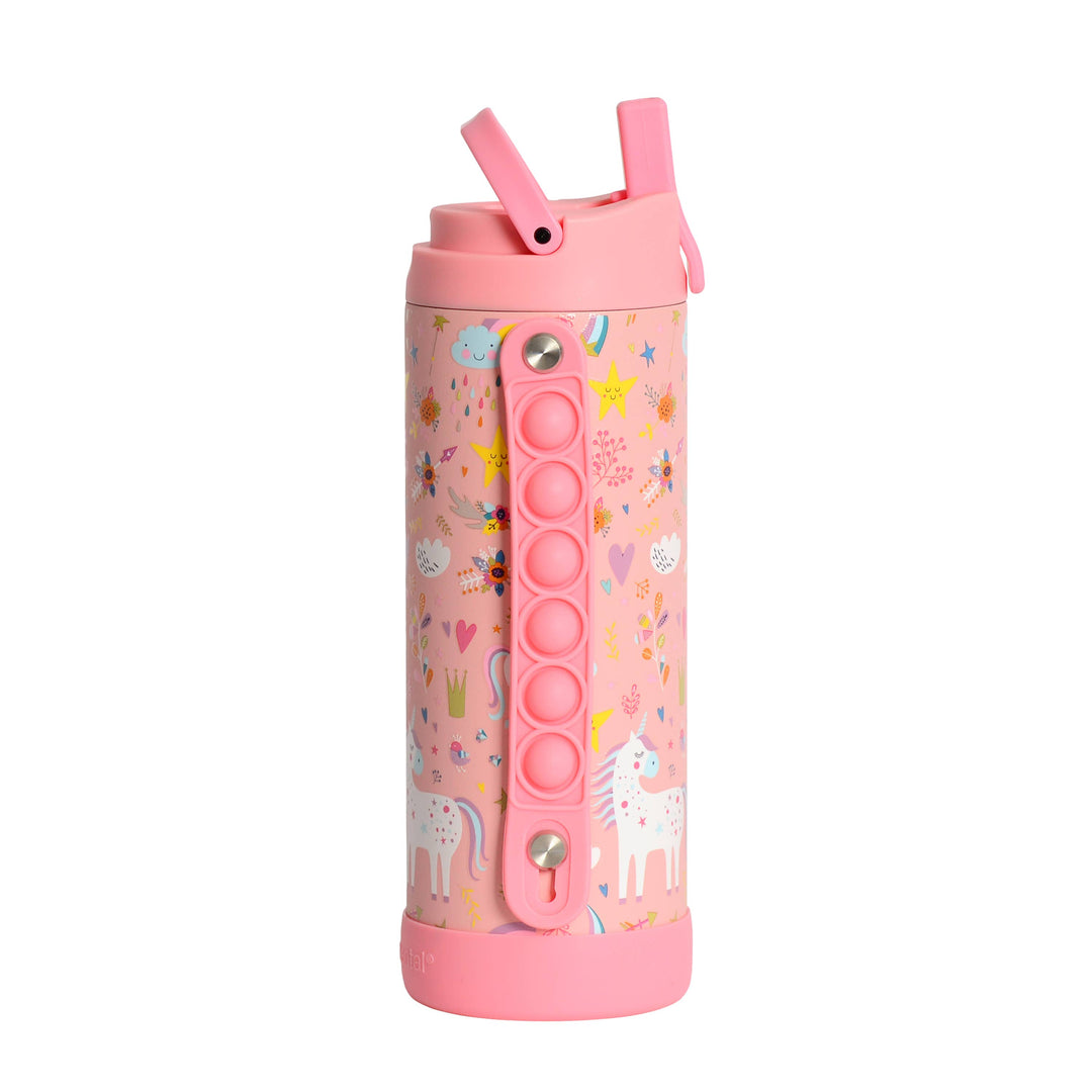 14oz Iconic Pop Bottle - Pink Unicorn