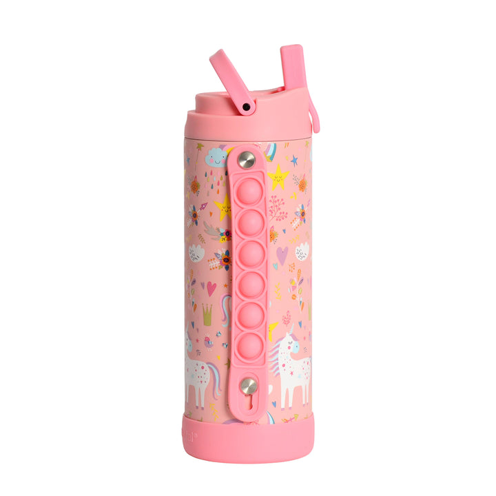 14oz Iconic Pop Bottle - Pink Unicorn