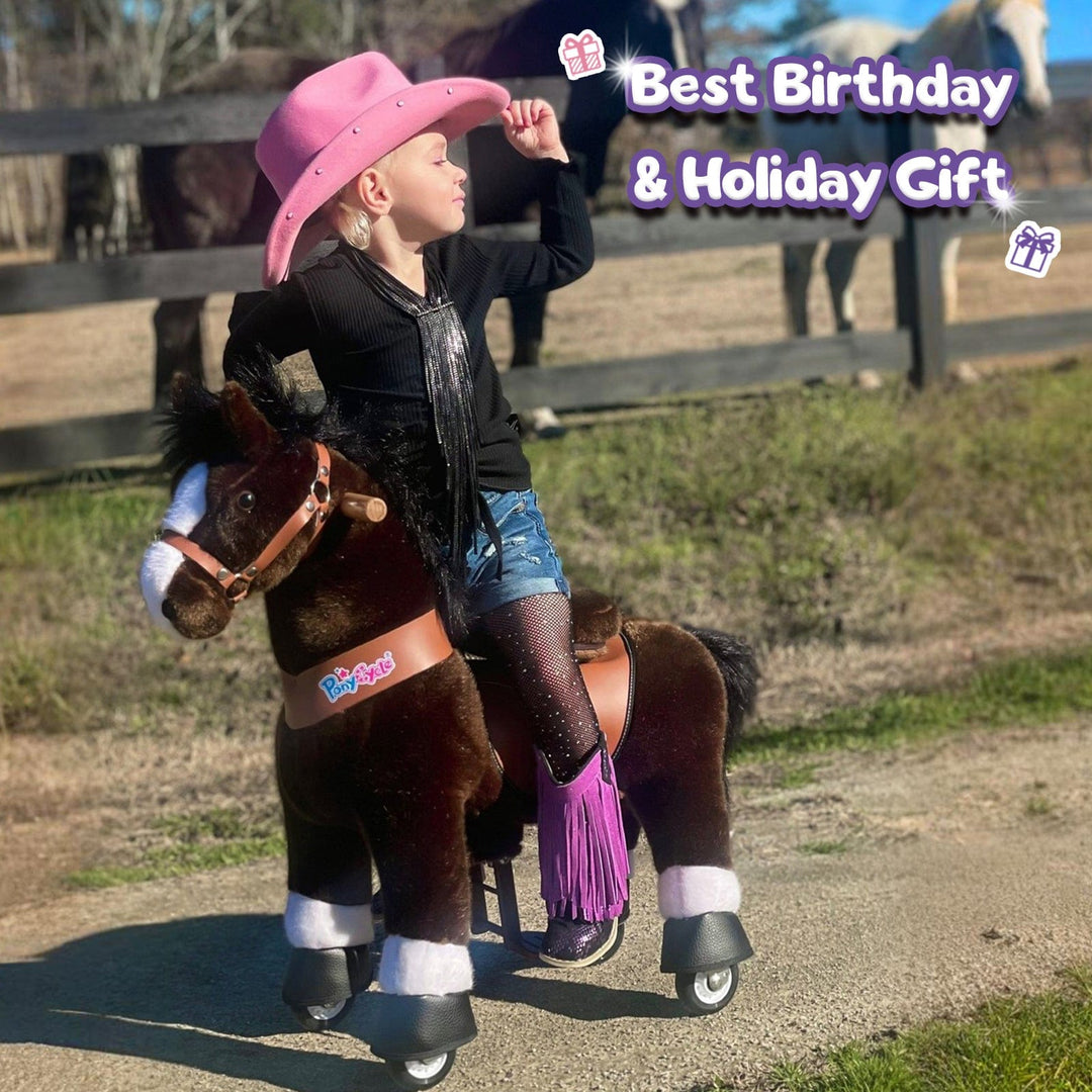 Model U Ride On Horse Toy Age 3-4 Chocolate