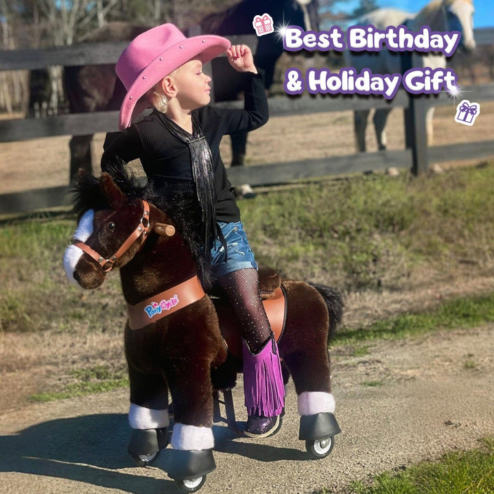 Model U Ride On Horse Toy Age 3-4 Chocolate