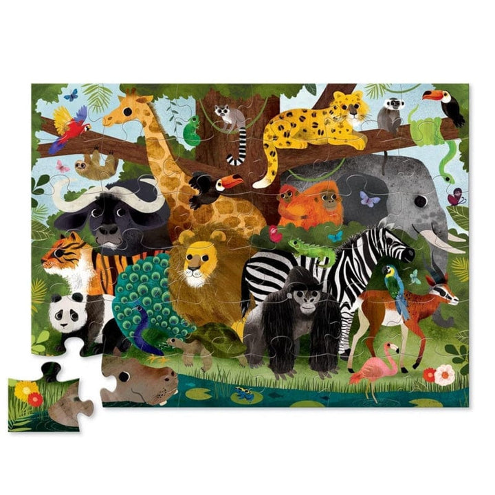 36 Piece Puzzle-Jungle Friends