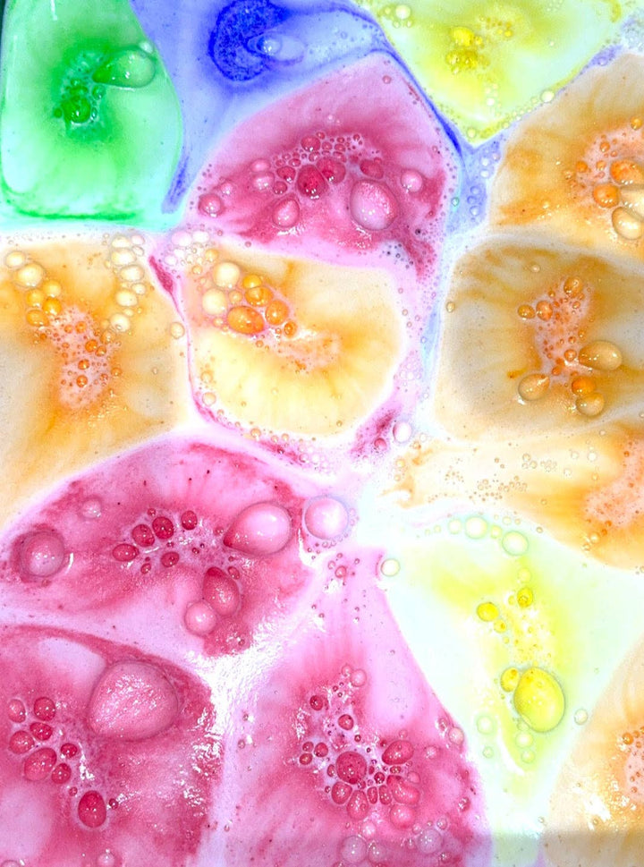 Jar of Jelly Bean Bath Bombs