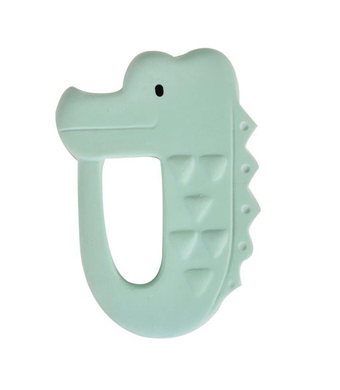 Crocodile Organic Natural Rubber Teether