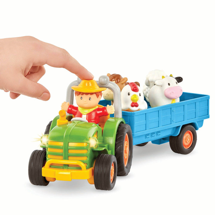 Lights and Sounds Toy Tractor Playset by Battat