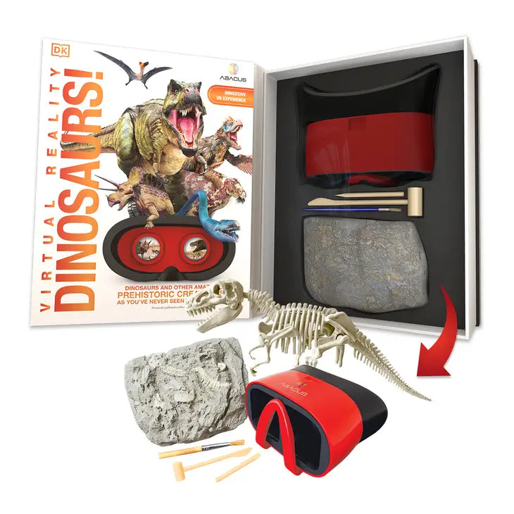 Virtual Reality Discovery Gift Set w/ Dk Book - Dinosaurs!