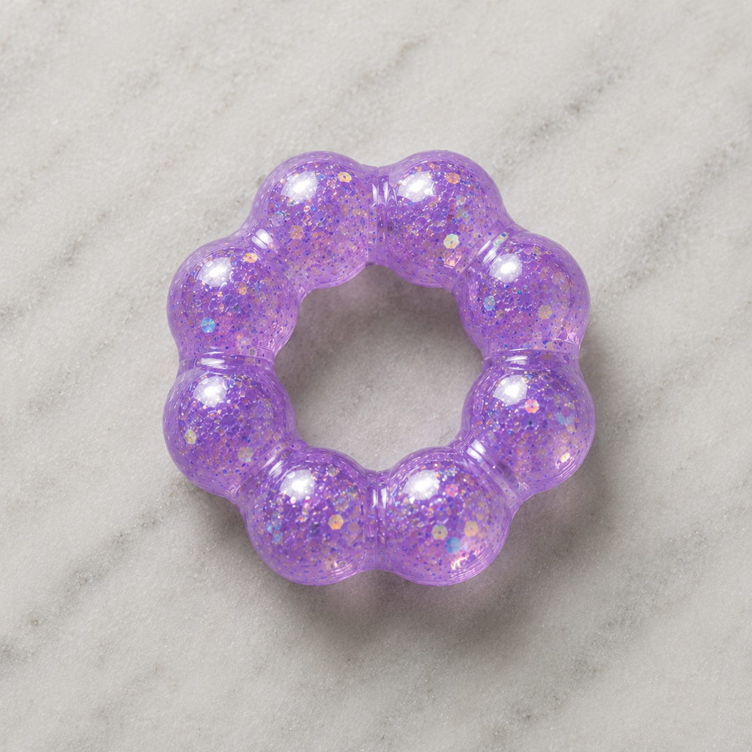Feelzies™ Original Squishy Bracelet: Lavender Sparkle