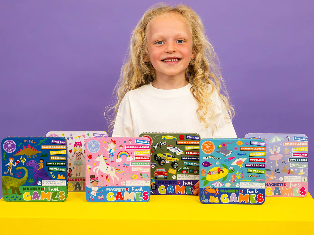 Magnetic Fun & Games Tin - Rainbow Fairy