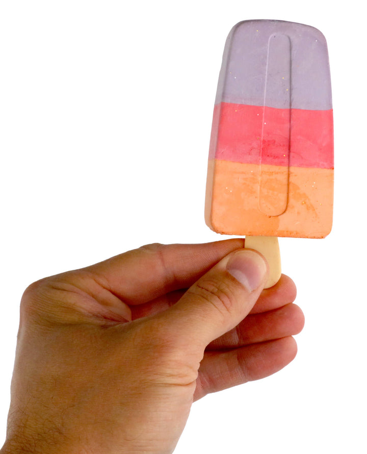 3 Color Popsicle Glitter Chalk 6 Pack