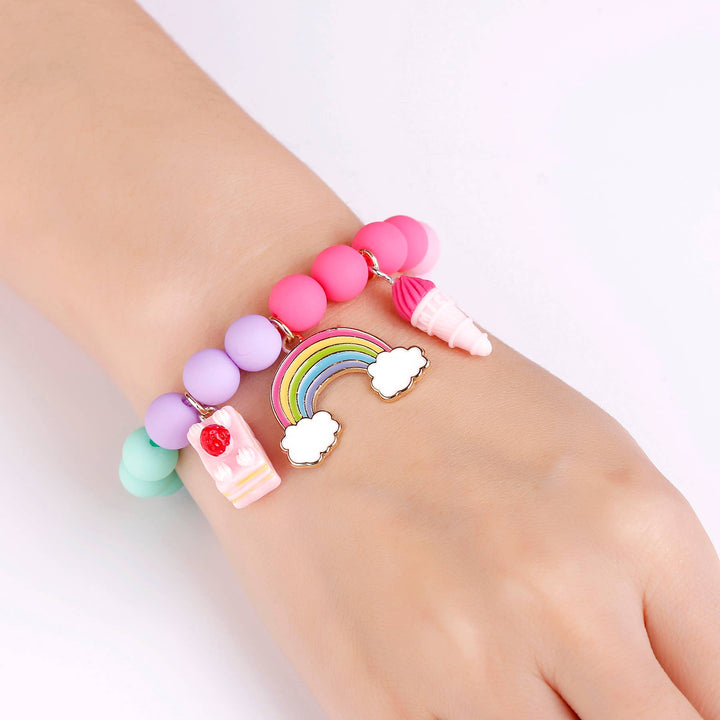 Sweet Shop Bracelet and Nail Sticker Girly Gift Pack
