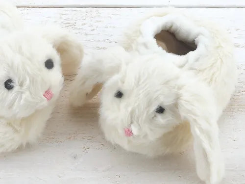 Bunny Baby Soft Slippers Cream