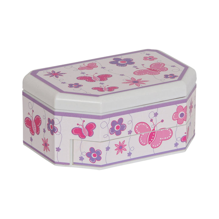 Mele and Co Kelsey Girls Musical Ballerina Jewelry Box: White / Swan Lake / Girls Musical Ballerina Jewelry Box