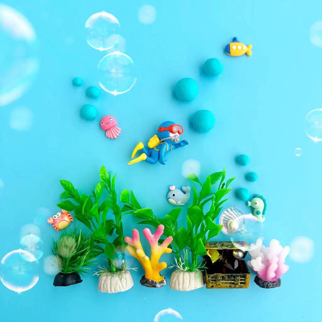 Ocean Explorer (Blue Hawaiian) Kiddough Play Kit