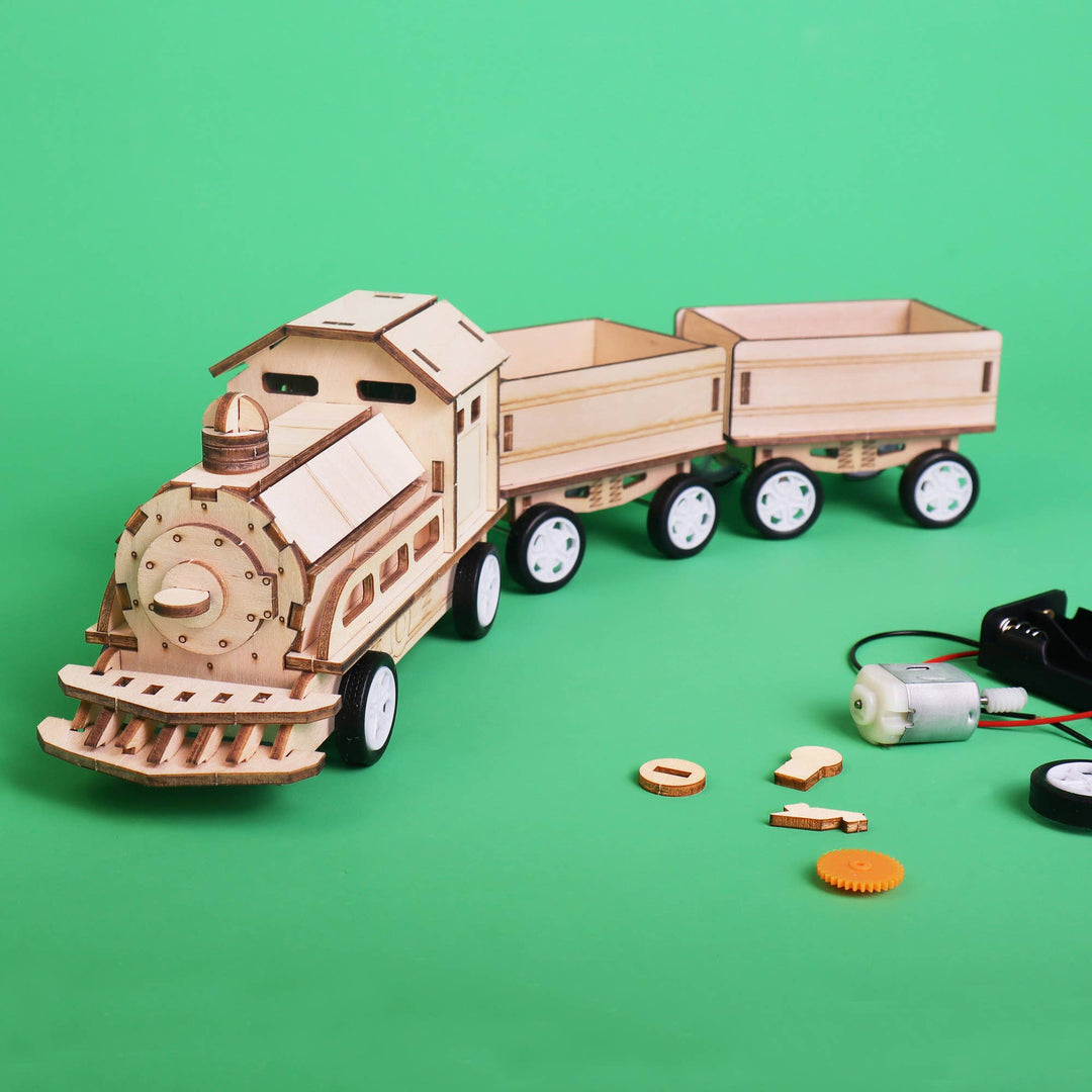Train DIY Kit, Educational STEM Toy for Kids, Craft Kit