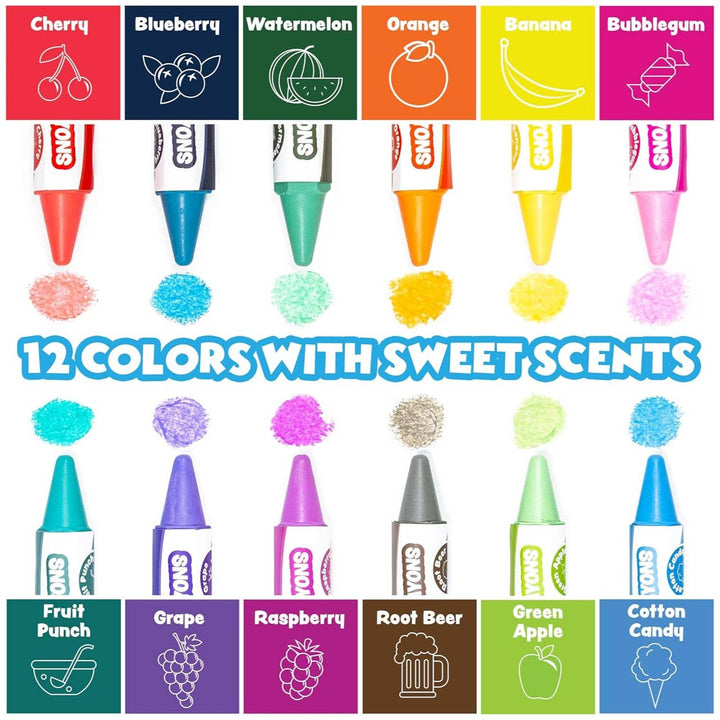 Tub Works® Sweet Scents Smooth™ Bath Crayons 12 Pack