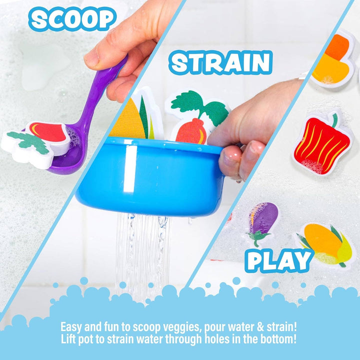 Tub Works® Tub Soup™ Scoop, Strain & Play Toddler Bath Toy
