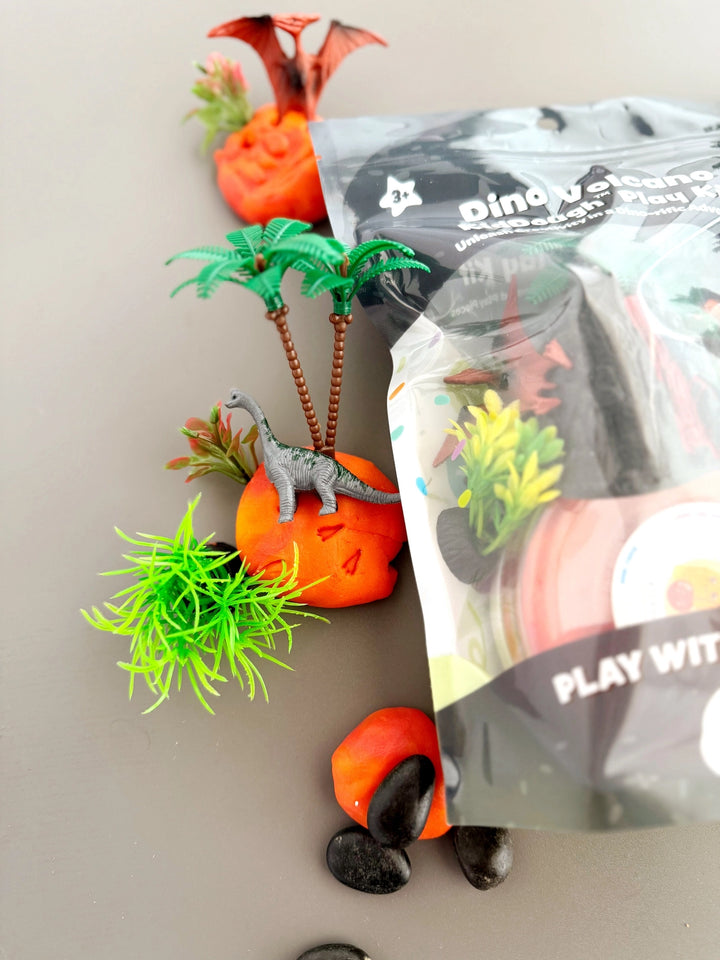 Dino Volcano Kiddough Play Kit