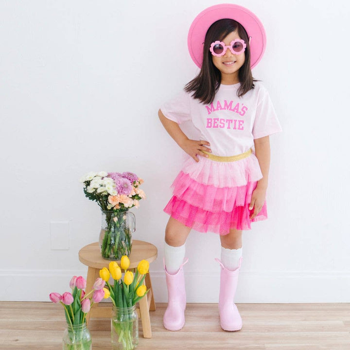 Pink Petal Tutu - Dress Up Skirt - Kids  Tutu: 2-4Y
