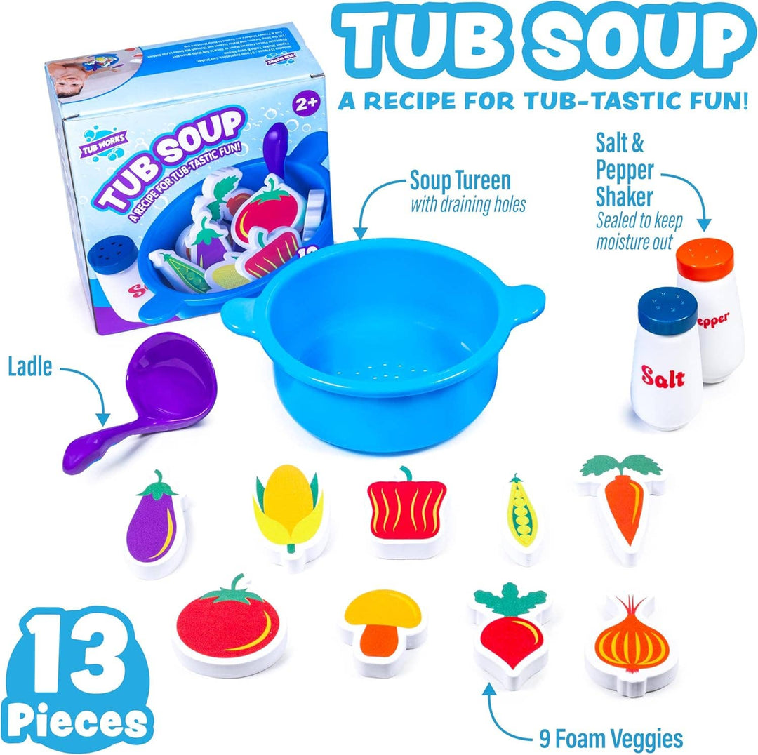 Tub Works® Tub Soup™ Scoop, Strain & Play Toddler Bath Toy