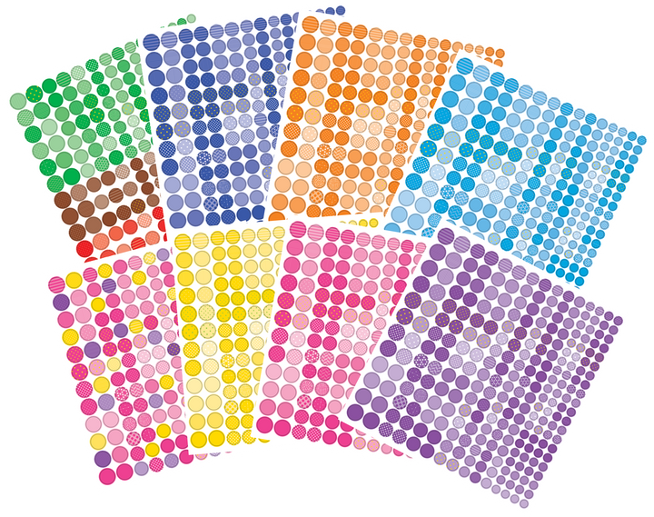 Color-By-Dots Sticker Book - Unicorns