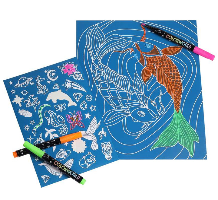 ColorWorld: Illumination Chalk Art by Editors of Silver Dolphin Books