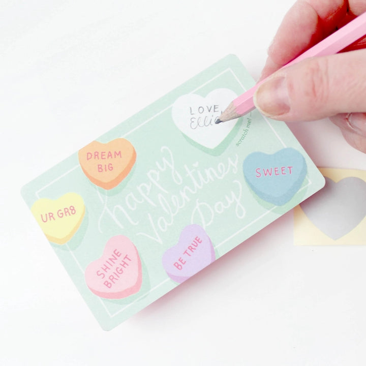 Scratch-Off Valentines-Sweetheart-Set of 18