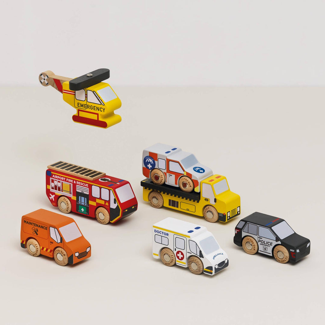 Emergency Helicopter & Rescue Toy Cars
