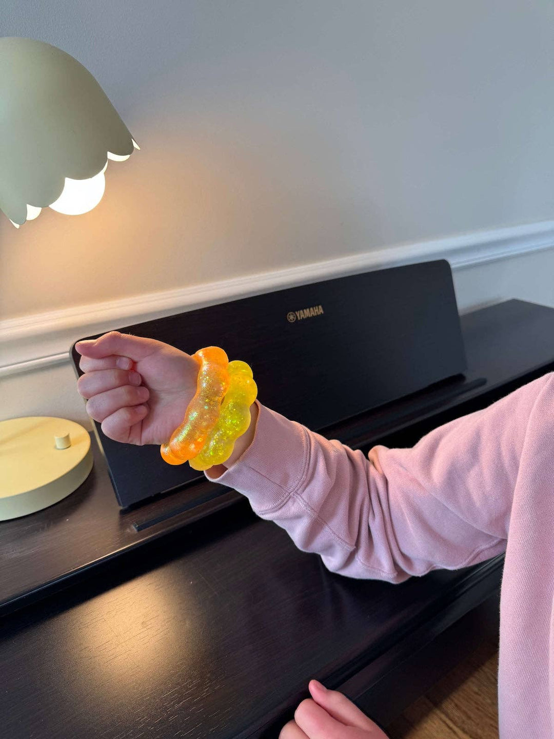 Feelzies™ Original Squishy Bracelet: Sunburst Orange