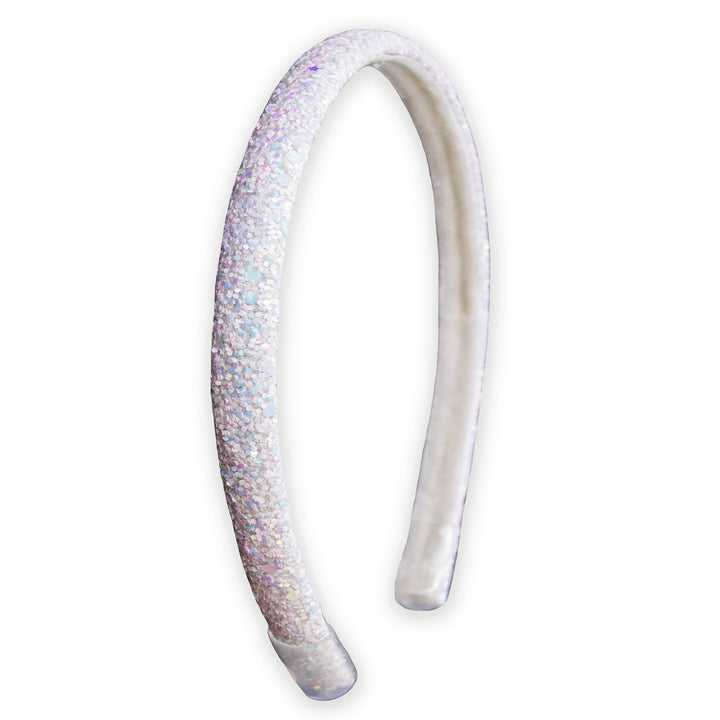 Glitter Headband - Thin Hairbands for Kids: Pink